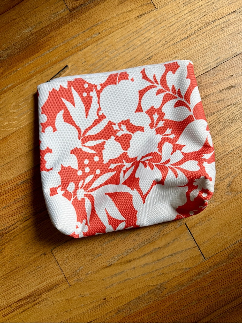 Clinique Floral Print Cosmetic/Toiletries Pouch